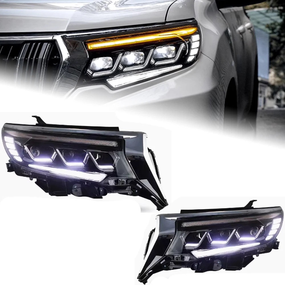 

Car Styling Head Lamp for Toyota Prado Headlights 2018-2022 Prado LC150 LED Headlight Projector Lens DRL Automotive Accessories