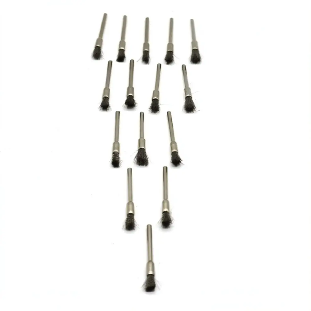 Mini Wire Wheel Brush Set Rotary Tool Attachments For Surface Cleaning Polishing Deburring Rust Paint Removal Tools
