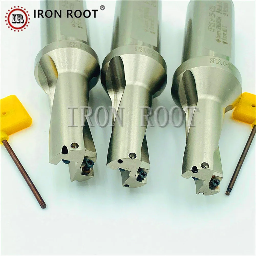 Fast Drill SP type Drilling Depth 13-20mm CNC Lathe Turning Tool Indexable U Drill For Fast Drilling Deep Hole Drill