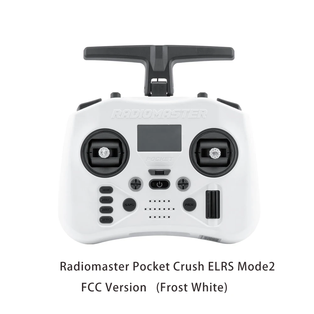 Radiomaster Pocket Crush 2,4 GHz ELRS Hall Gimbal Sender Fernbedienung Tragbare leichte faltbare Antenne