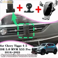 Car Mobile Phone Holder Air Vent Cellphone Gravity Mount Auto Accessories For Chery Tiggo 4 5x Pro DR 5.0 MVM X55 Pro 2018~2023