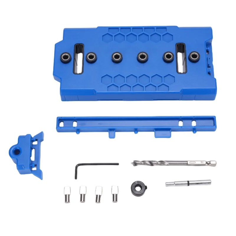 1set Multi-functional Shelf Pin Jig Abs Shelf Pin Drill Guide Woodworking Drilling Tools For Precise