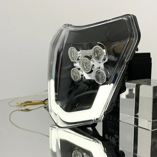 Imagen 2 del producto Placa de faro LED para motocicleta, accesorios para KTM EXC SX MX 250 300 450, carenado, Motocross, Dirt Bike, Supermoto, Enduro