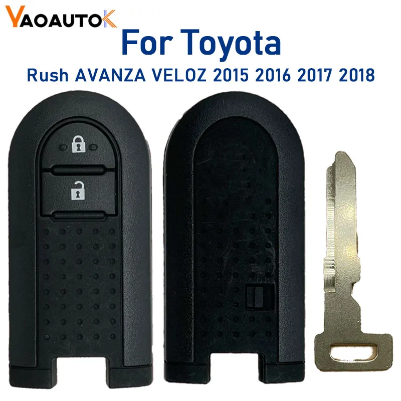 

Умный дистанционный Автомобильный ключ для Toyota Rush AVANZA VELOZ 2015 2016 2017 2018 подлинный HIATG 3 ID47 433 МГц TWB1G0249 89994B0020 2 кнопки