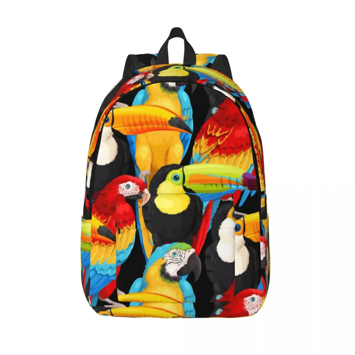 Student Bag Summer Macaws And Toucans Backpack Parent-child Lightweight Backpack Couple Laptop Bag