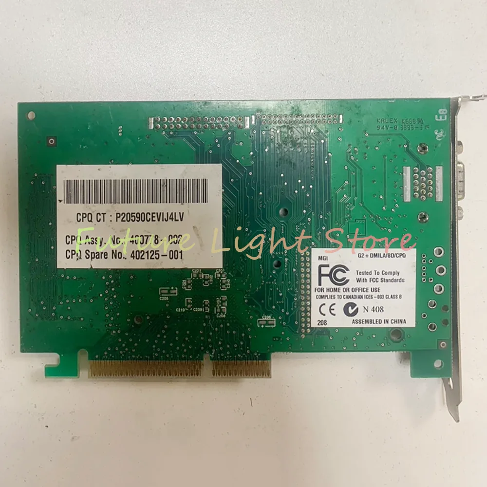 Acquisition Card Industrial Control Graphics Card MGA-G200A-D2 856-02 Rev. A