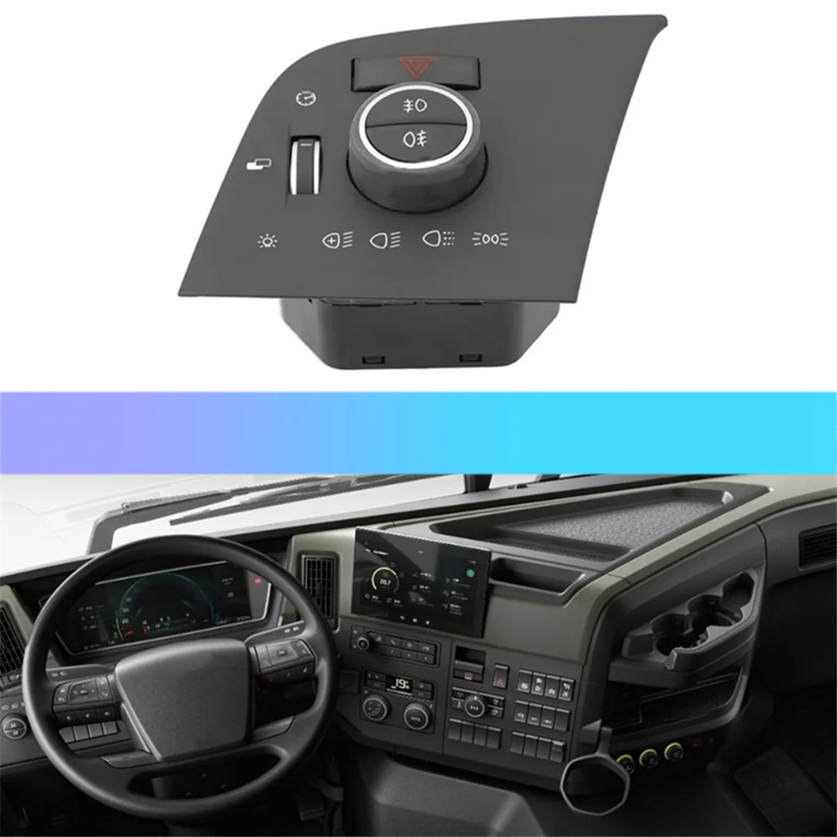 Truck Light Switch Control Panel Light Combination Switch 21762237 22154311 for Volvo FM/FH/FMX 4 EURO 6