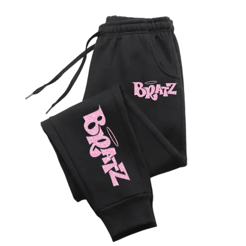 Bratz Letters Printing  Women\'S Pants Casual Autumn Women\'S Pant Autumn Fashion Sweatpant Warm Long Joggers