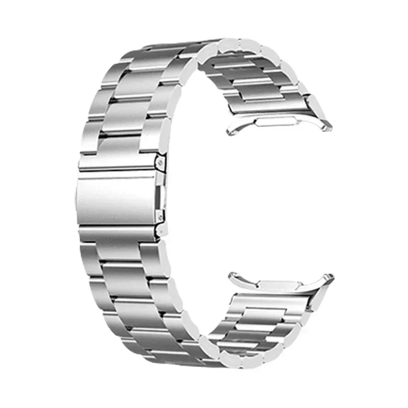 Ремешок из нержавеющей стали для Samsung Galaxy Watch Ultra 47 мм, металлический прочный регулируемый браслет для Galaxy Watch Ultra, мужской