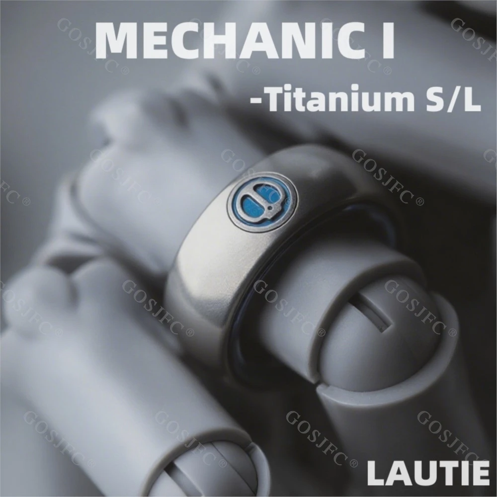 

LAUTIE Mechanic-I Fidget Ring Spy Wars Series Titanium Alloy Stress Relief Toy Ring Spinner Fidget Toys For Adults