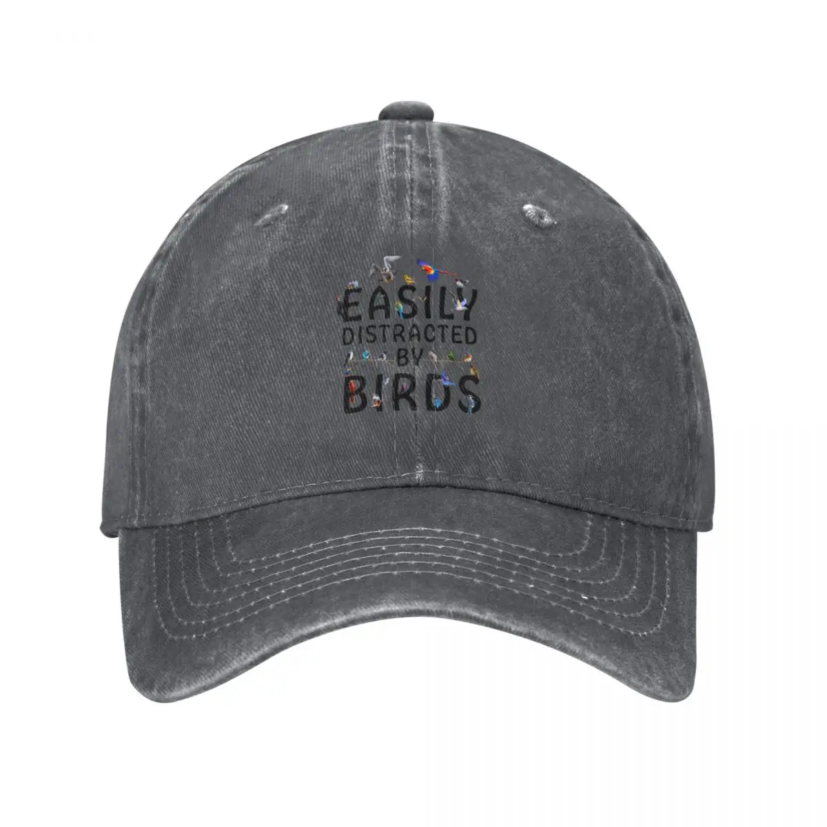 Easily Distracted By Birds Baseball Cap hiking hat western Hat black Designer Hat Ladies Men's