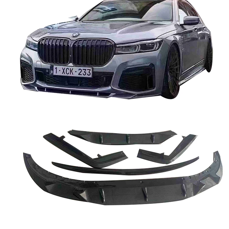 

Carbon Fiber Front Bumper Lip Rear Diffuser Rear Splitter Chin for 7 Series G11 G12 LCI M-Sport 20-23 Years