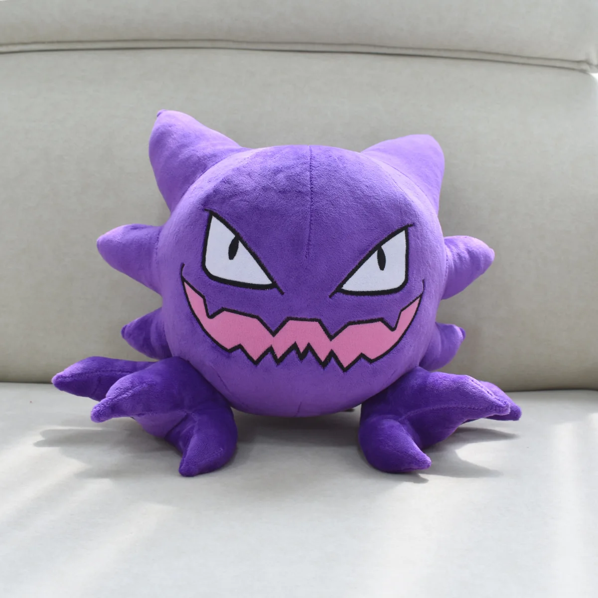 

30cm Anime Cartoon Haunter Evolution Edition Gengar Kawaii Soft Pillow Doll Children Birthday Gifts Cute Pokemon Toy