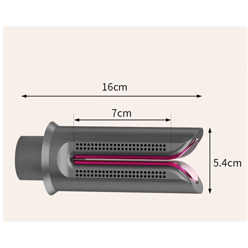 

L67A Pro For Dyson Straight Nozzle Attachment Hair Dryer Hair Styling Plate Clip Straightening Tool Nozzle Replacement