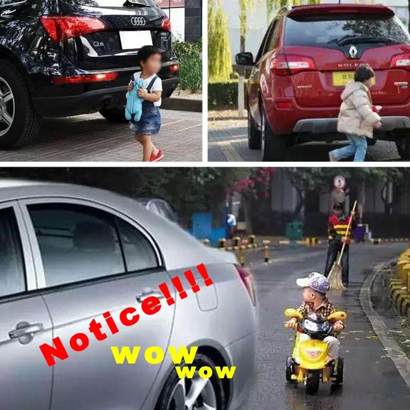 4 Ultrasonic Parking Sensor Kit Parktronic Reverse Backup Radar, Ultrasonic Distance Detection Sound Warning Auto Parking Aid