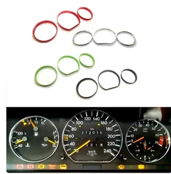 red /green /silver /carbon fiber gloss Speedometer Gauge Dial Ring Bezel Trim For Mercedes Benz W124 1984-1995 W126 1979-1991