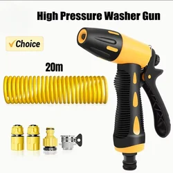Telescopic Water Pipe with High-pressure Nozzle Car Washing Tool Set Extension Hose Water Hose for Pressure Cleaner