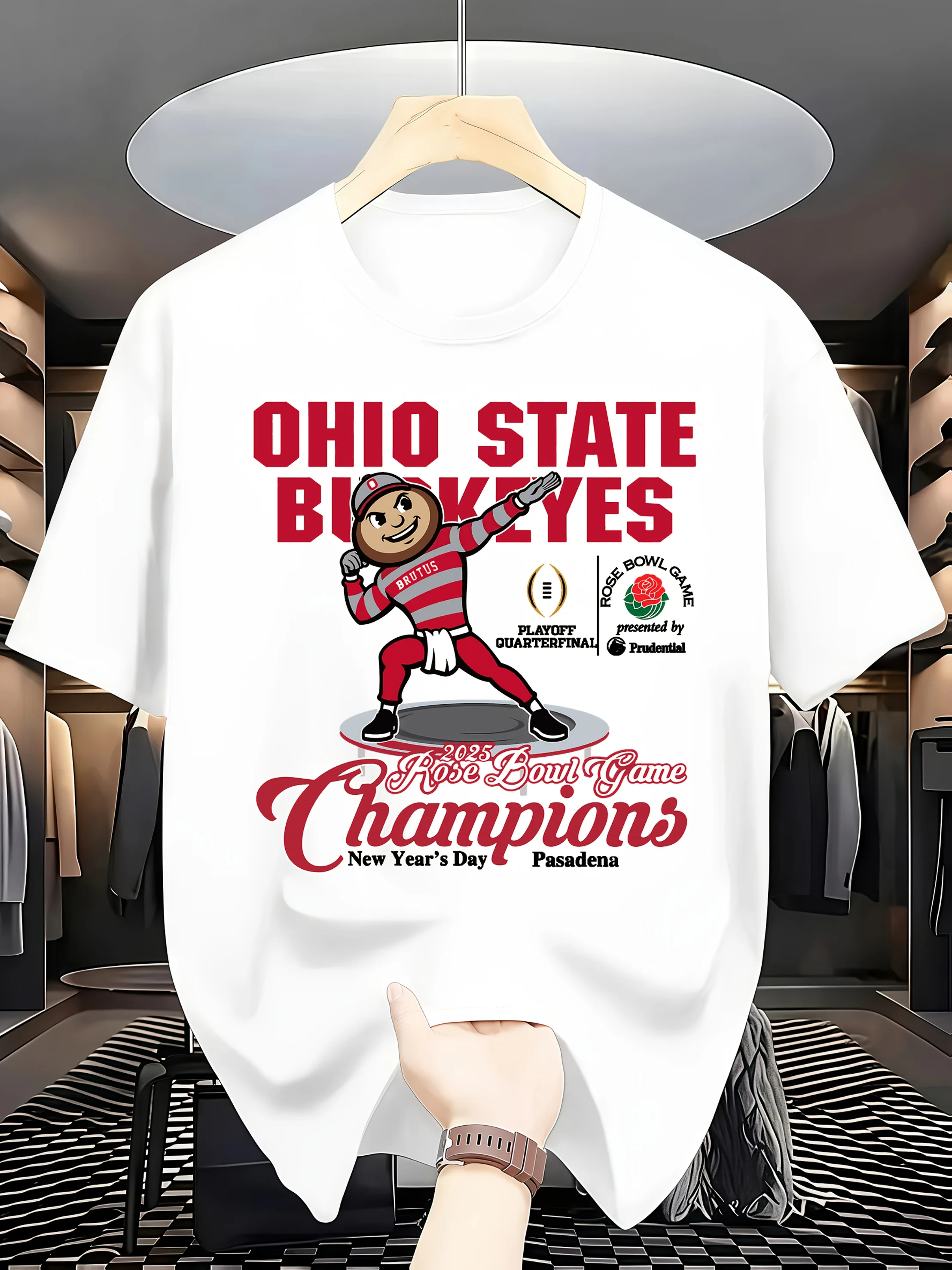 

Ohio State Buckeyes Champions Rose Bowl Game T-Shirt