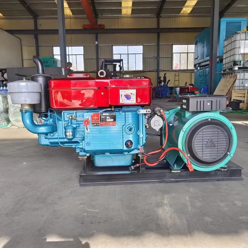 Hengfa Single Cylinder 4 Stroke 10KW Generator Set Electric Start Air-Cooled Euro 2 Emission 4.5L Displacement Engine
