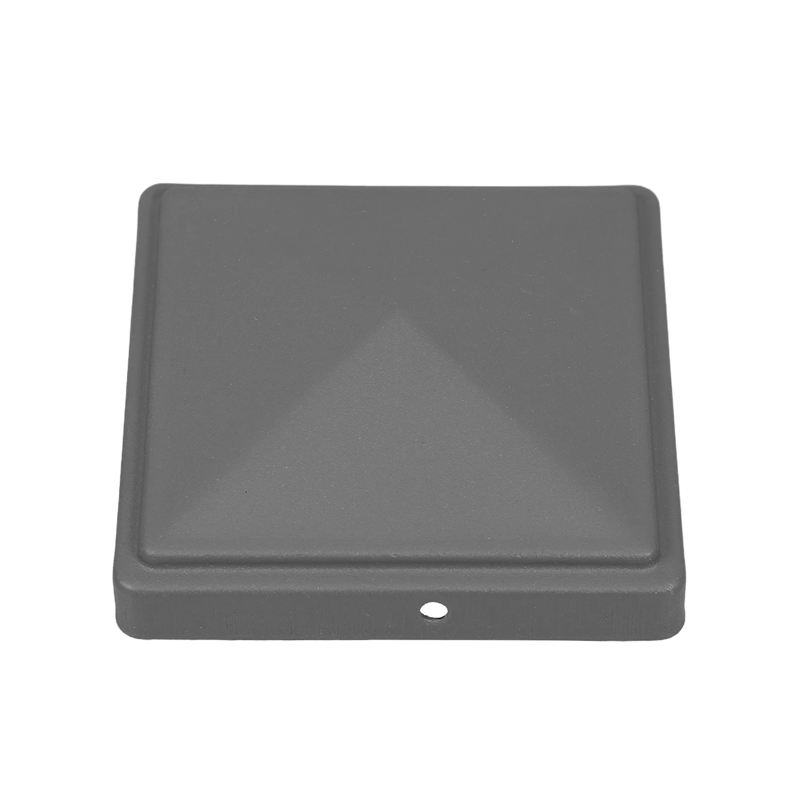 

Black Metal Square Pipe Cover Cap for Wrought Iron Fence Posts Waterproof Rainproof Protective Decorative Post Caps Outdoor