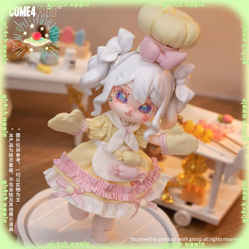 

COME4FREE Dessert Series Lemon Bavarois BJD Doll Clothes OB11 Outfit Sweet Themed Dress For 1 6 Scale Dolls Christmas gifts