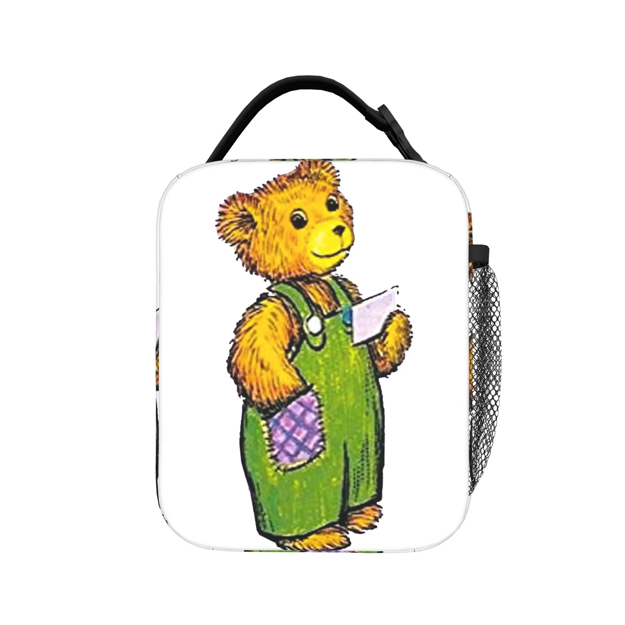

Corduroy The Berenstain Bears Insulated Lunch Bag Cooler Bag Lunch Container Leakproof Tote Lunch Box Food Handbags Beach
