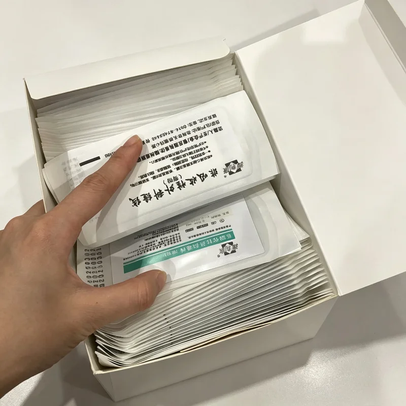 One Box with 50 Medical Non-Absorbable Sterile Surgical Sutures, Ophthalmic Training Suture Thread Ball Pack