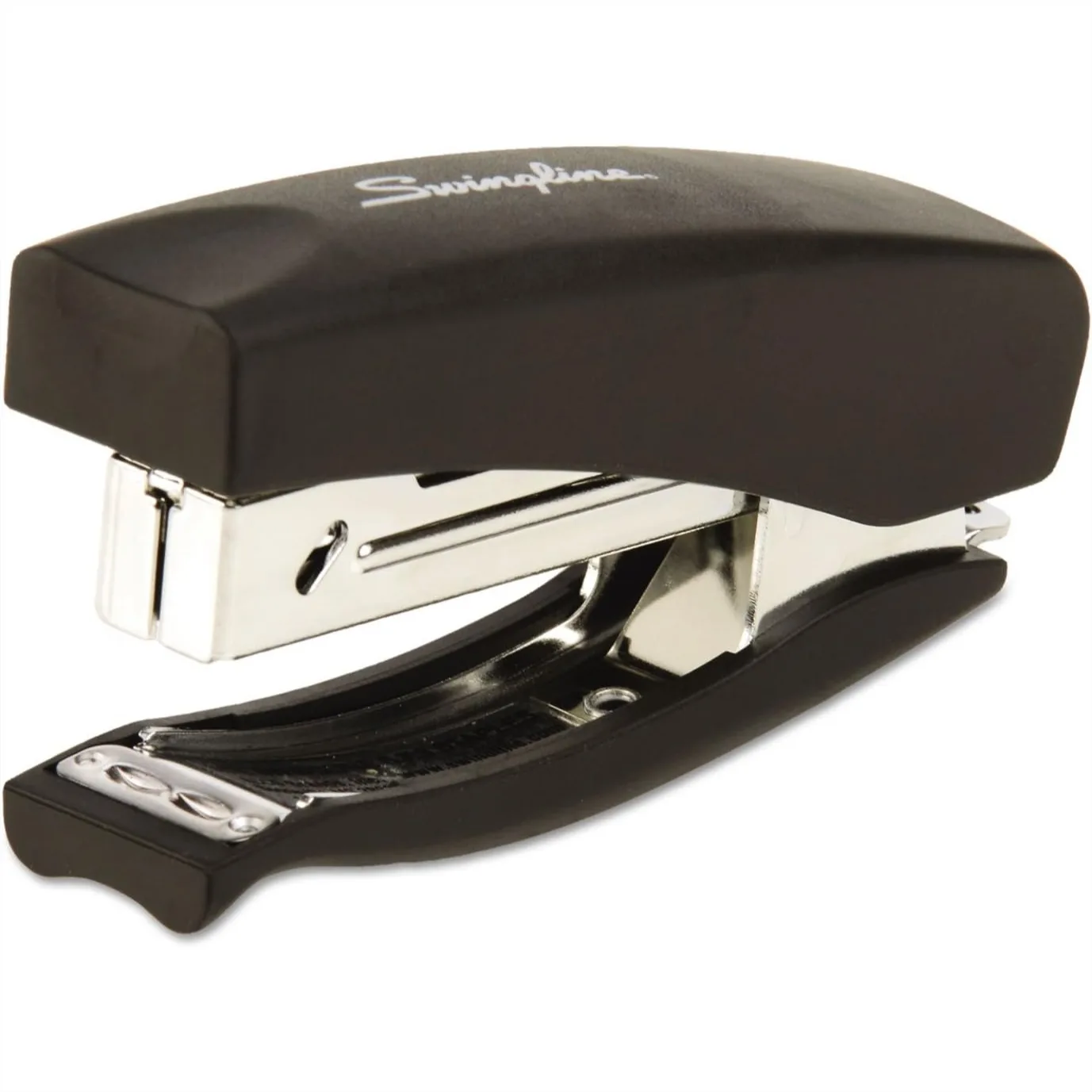 

Soft Grip Stapler, Compact Handheld with 20 Sheet Capacity, Black for Effortless Office Use