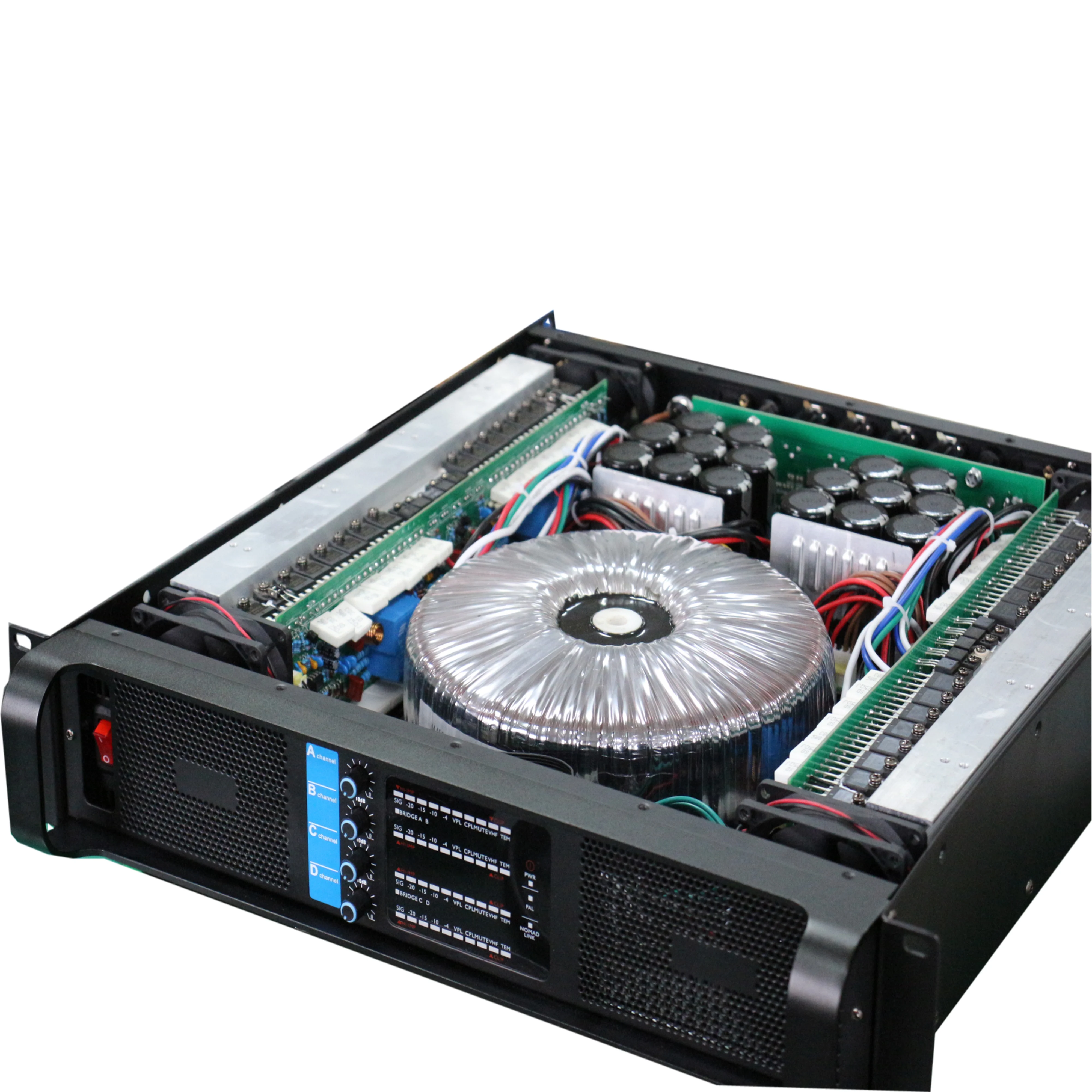 高品質価格 4Ch 3200W ラインアレイパワーアンプ中国製 FP10000