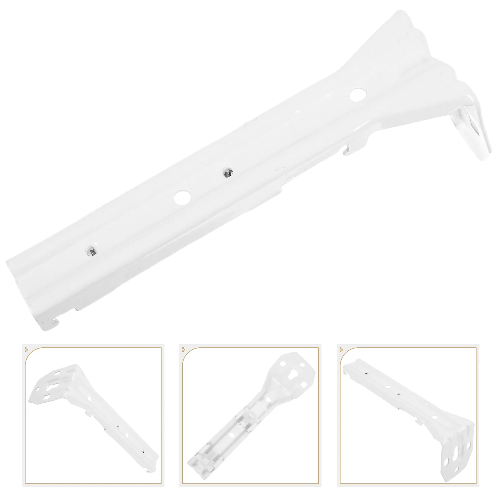 Ceiling Mounted Curtain Track System Mounting Bracket Metal Rod Gadgets Room Divider White