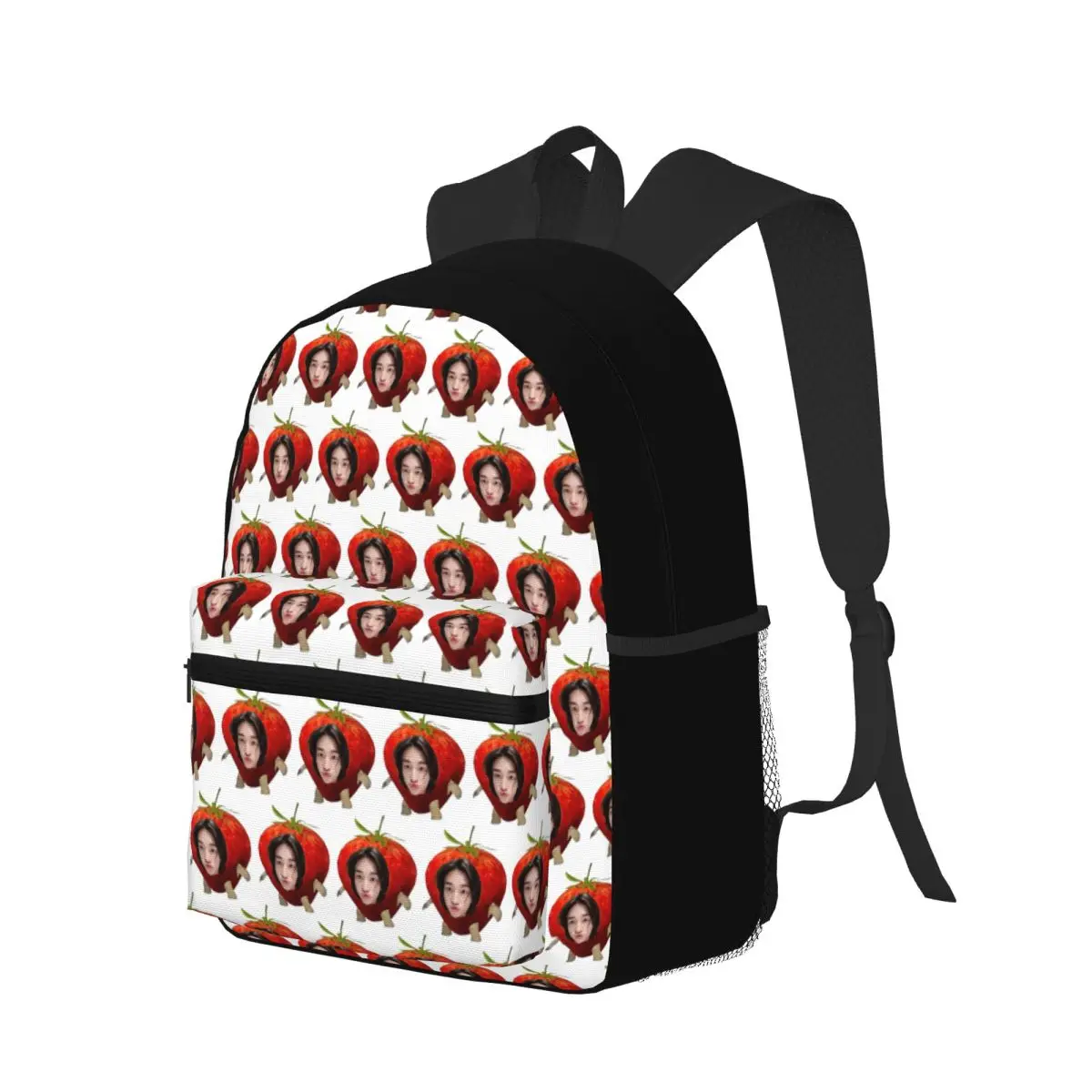 Hyunjin Strawberry Student Backpack School Bag Hiking Travel Daypack for Boys Girls Bookbag Shoulder Bags