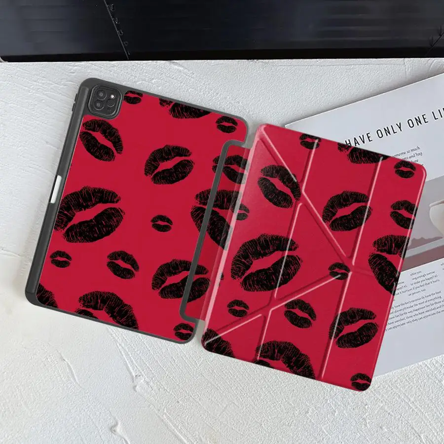 capa-para-tablet-para-ipad-air-4-5-m3-m2-1-2-m4-11-polegadas-mini-6-7-pro-2025-pro-11ª-10ª-9ª-8ª-7ª-129-polegadas-suporte-vermelho-preto