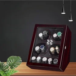 8+5 Fully Automatic Mechanical Watch Winder Boxes Rotator Watches Winding Cabinet Clock Casket Organizer Display Storage Boxes