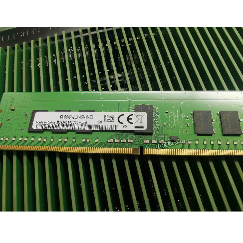 ذاكرة الوصول العشوائي 4 جيجابايت DDR4 2133 ميجا هرتز 1RX8 PC4-2133P REG لذاكرة خادم SK Hynix