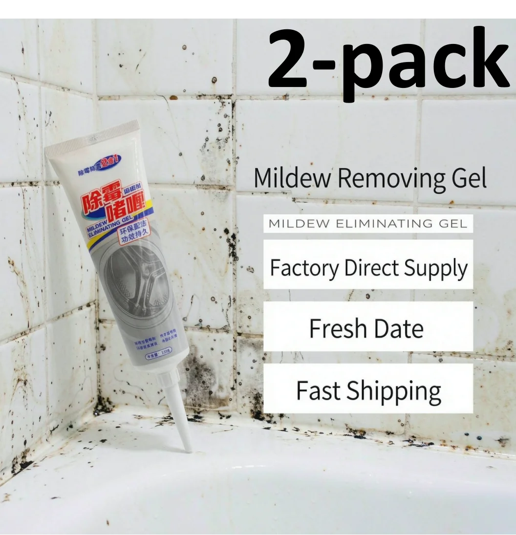 Mold Remover Gel Mildew Stain Remover For Washing Machine Rubber Seal Refrigerator Gasket Bathroom Kitchen Tile Grout Household