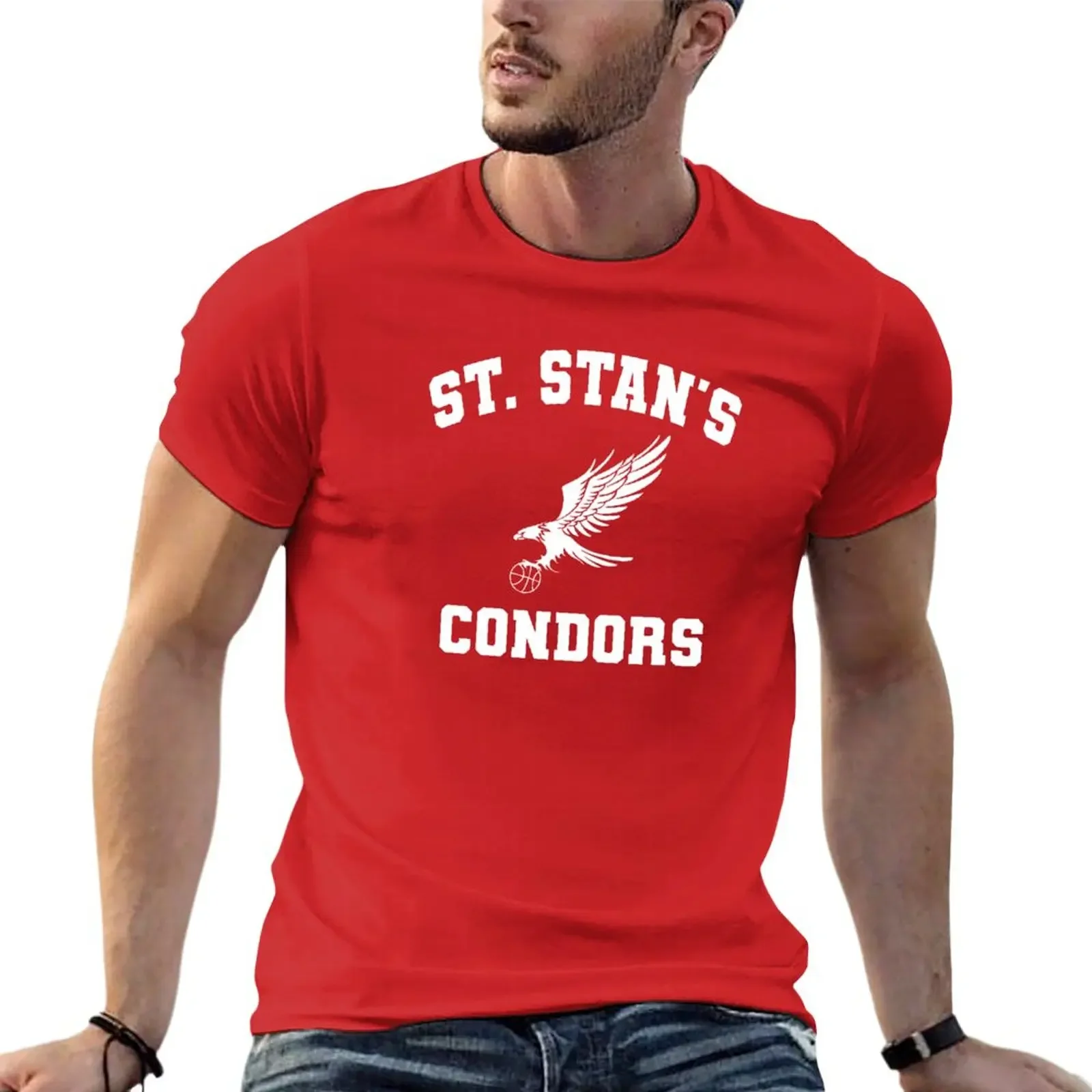 New CYO Vintage St. Stan's Condors T-Shirt hippie clothes customized t shirts summer clothes plus size t shirts mens t shirt