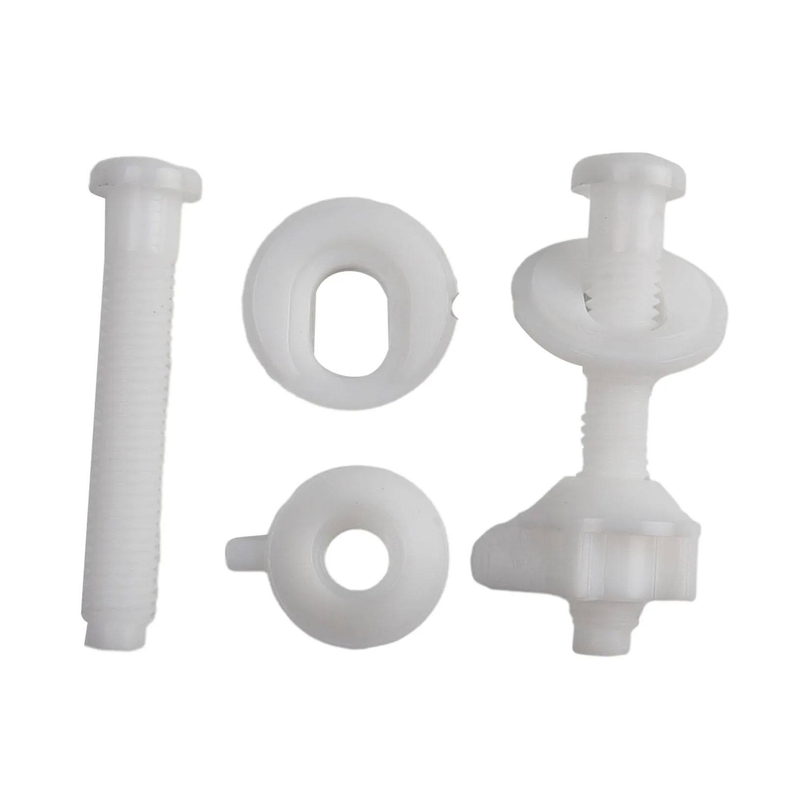 

Набор для ремонта сиденья унитаза: 2 шт. пластиковых болтов и нижних петель, абсолютно новый