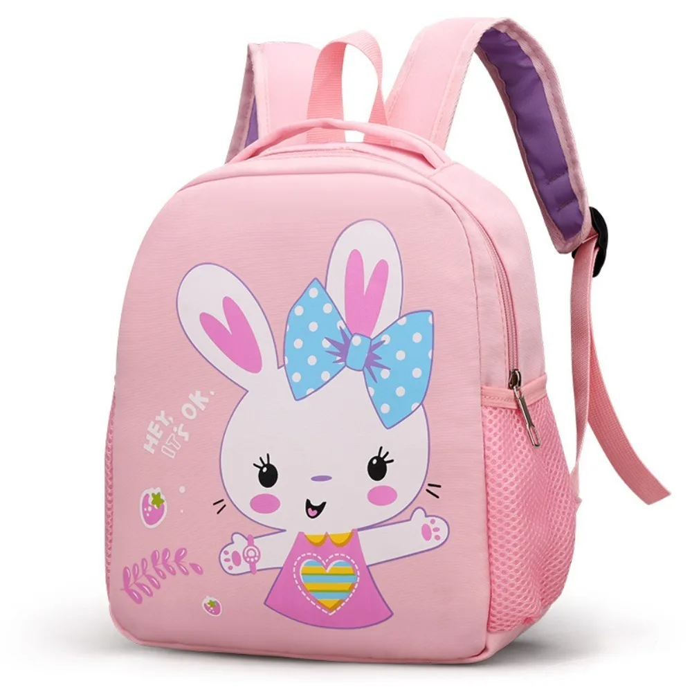 Cartoon Rabbit Dinosaur Pattern Children Backpack Gift Large Capacity Schoolbag Waterproof Knapsack School Use