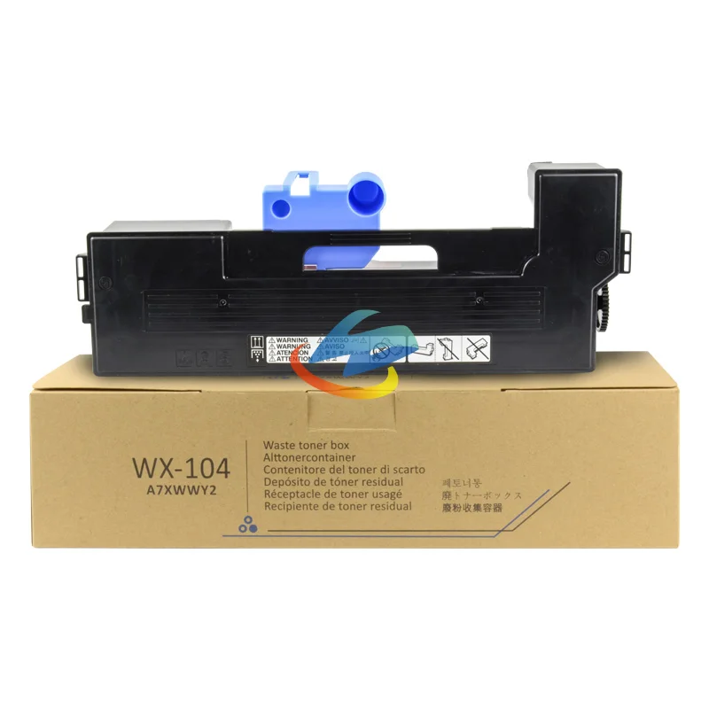 1PCS WX-104 Waste Toner Box Compatible for Konica Minolta Bizhub 227 287 367 BH227 BH287 BH367 High Quality Waste Toner Bottle