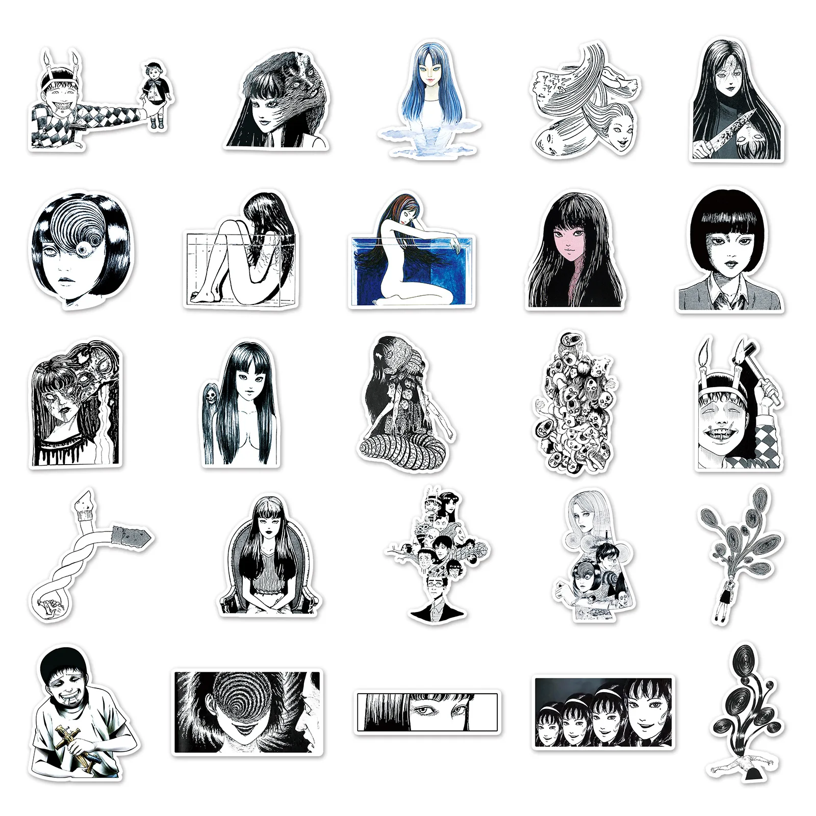 50pcs Horror Again Series Graffiti Stickers Suitable for Helmet Desktop Wall Decoration DIY Sticker Pack Wholesale