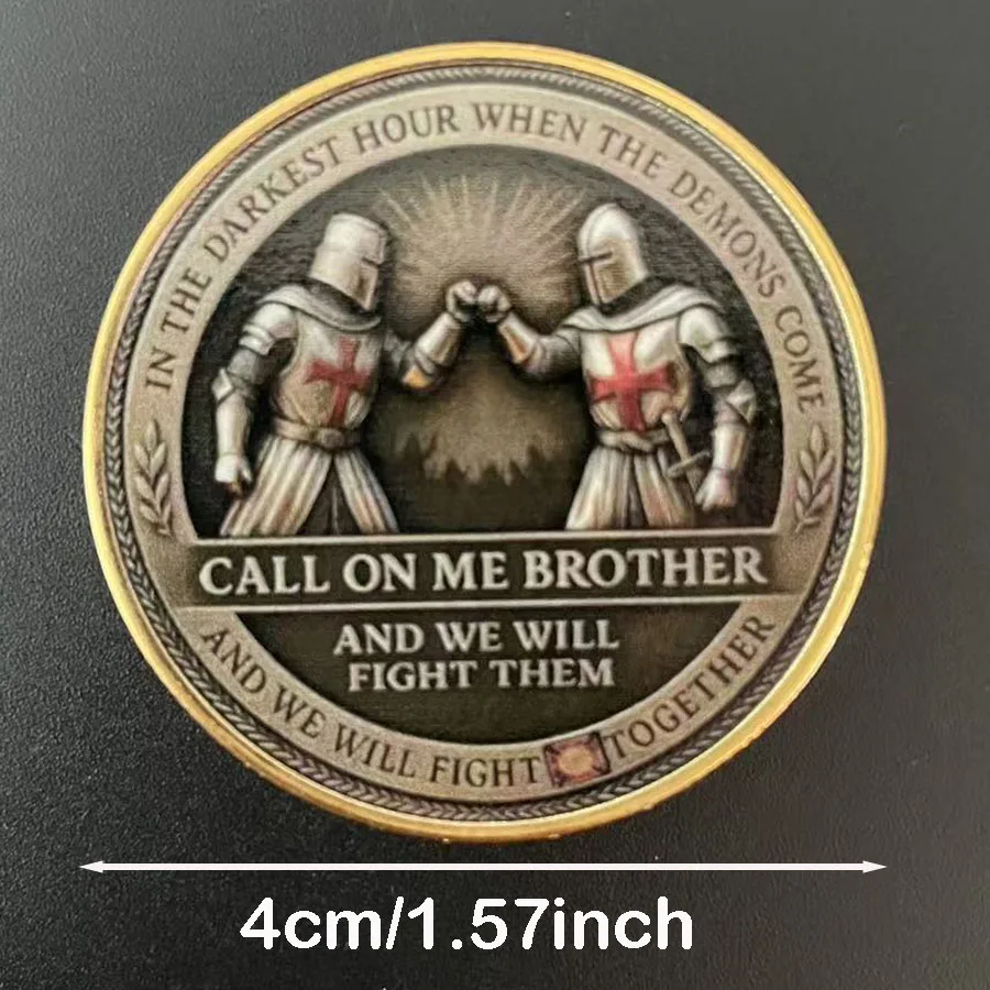 Knights Templar Souvenir Coin Collection Loyalty Honor