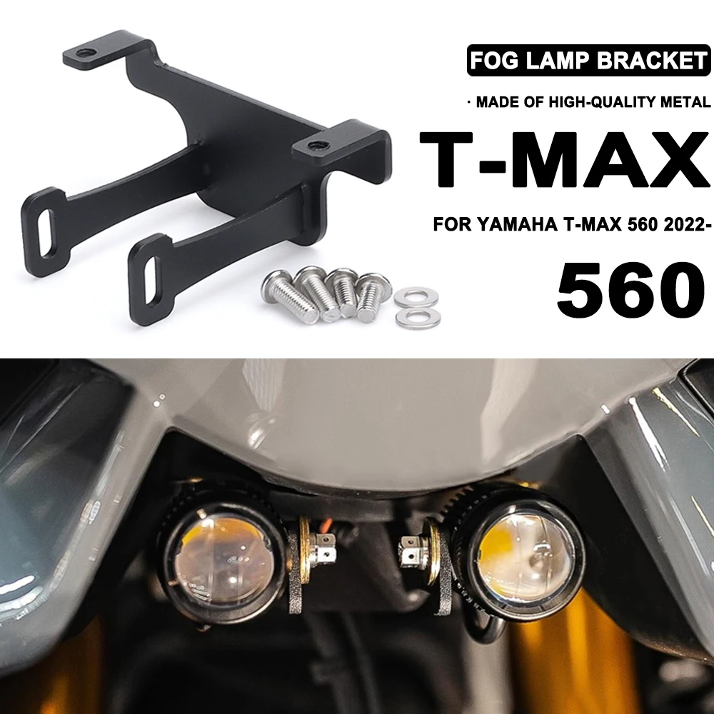 

For YAMAHA T-MAX560 TMAX560 T-MAX 560 TMAX 560 2022 2023 Motorcycle Led Light Mount Bracket Driving Lighting Fog Lamp Holder