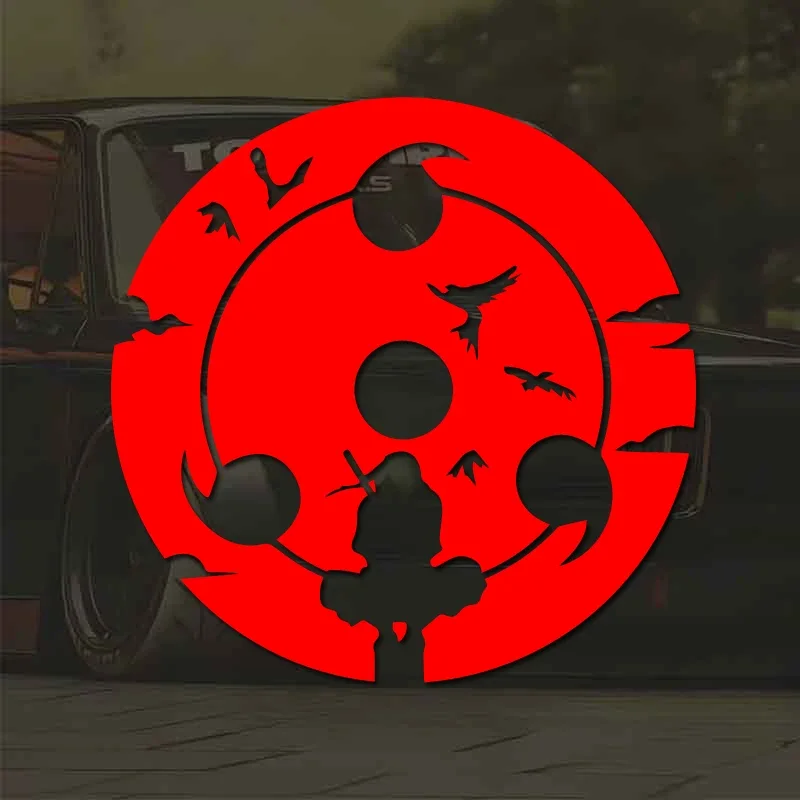 

Uchiha Itachi with Sharingan sky decal, car sticker Computer stickers Motorcycle sticker Vinyl