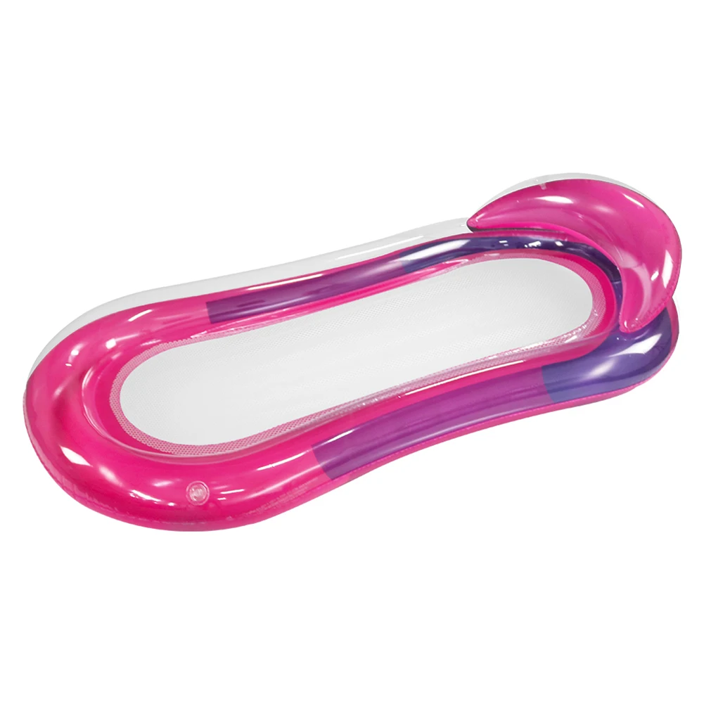 PVC Ligstoel Drijvende Opvouwbare Water Fauteuil Matten Draagbare Lekvrije Mondstuk Waterdichte Zwembad Accessoires