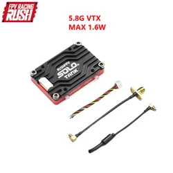 RUSHFPV RUSH TANK SOLO VTX 5.8G 48CH PitMode Pitmode 25mW 400mW 800mW 1.6W Adjustable 2-6S Microphone for FPV Long Range Drone