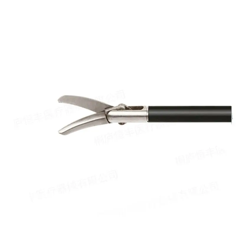 Supply Laparoscopic Scissors, Laparoscopic Scissors, Double Open Curved Scissors, Left Curved, The Price Is Suitable For Endosco