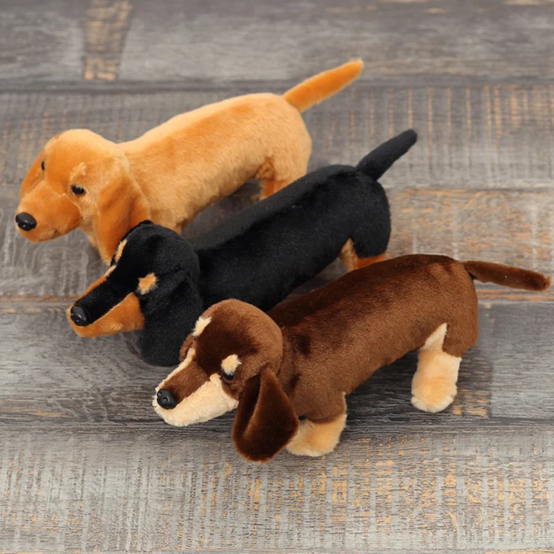 Hallowen Simulation Sausage Dog Plush Toy Cute Soft Stuffed Animals Dachshund Dog Doll Funny Home Party Decor Kids Birthday Gift