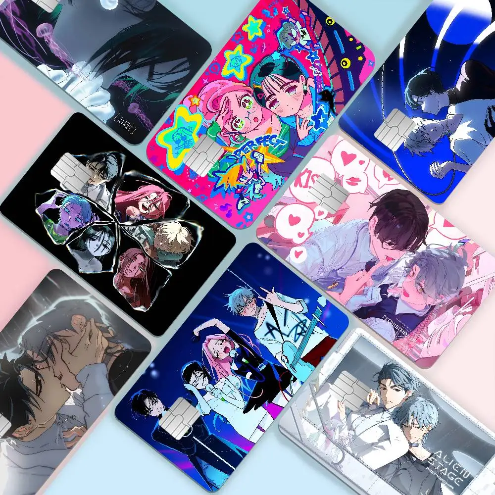 Anime ALIEN STAGE Anmie Sticker Film Skin Cover for Credit Card Debit Bank Card Front
