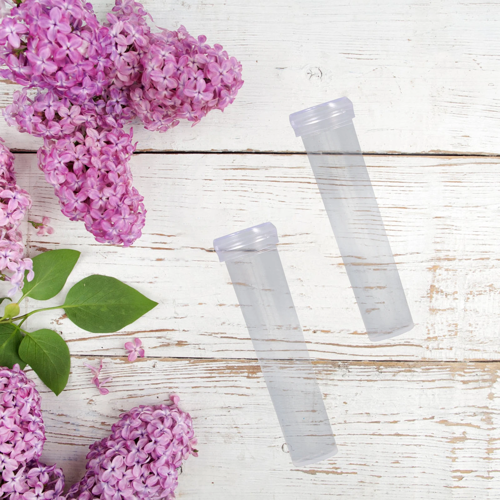 

50pcs Fresh Flower Storage Tubes Eco Nutrition Containers Lightweight Flower Watering Devices Florist