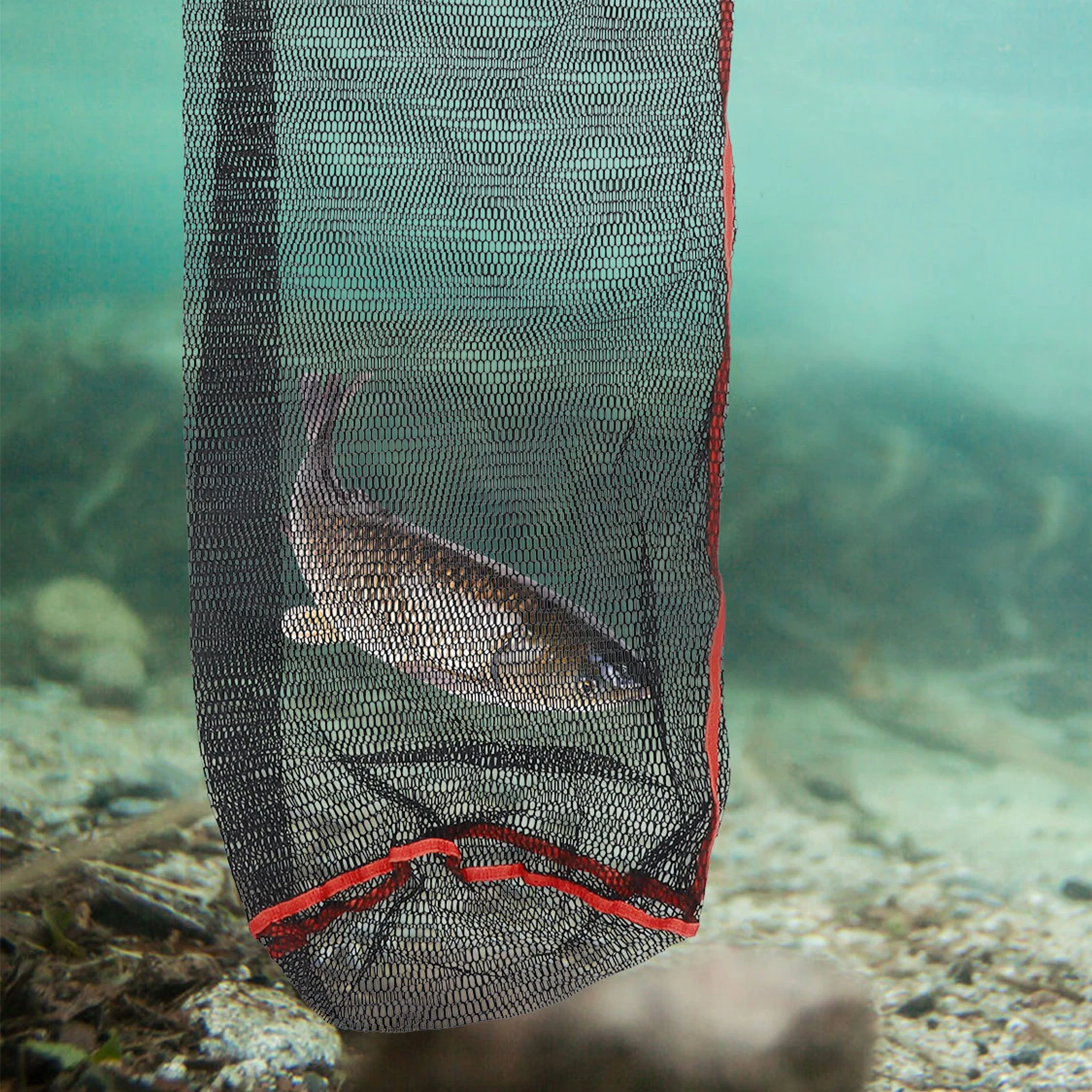

Thickened Fishing Protection Net Trap Mesh Bag Invisible Gear Nylon Basket
